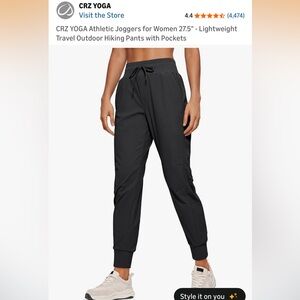 CRZ YOGA Charcoal Jogger Pants